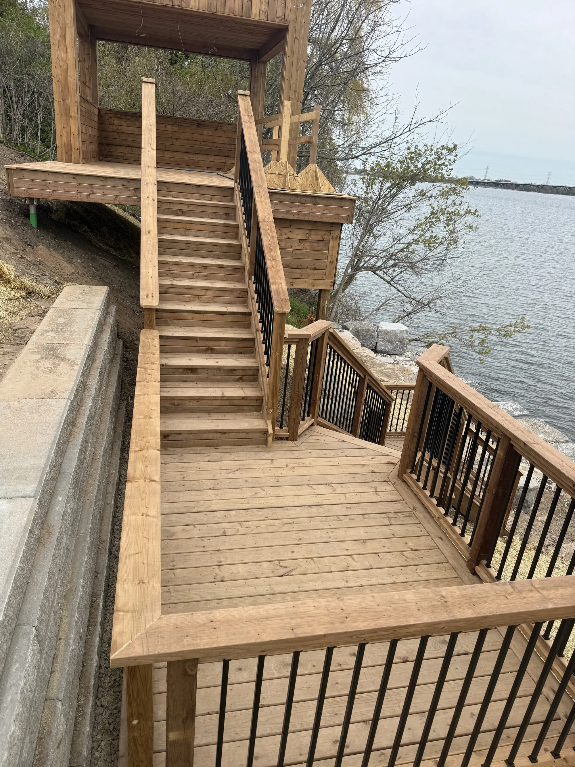 Siding, decks and boathouses