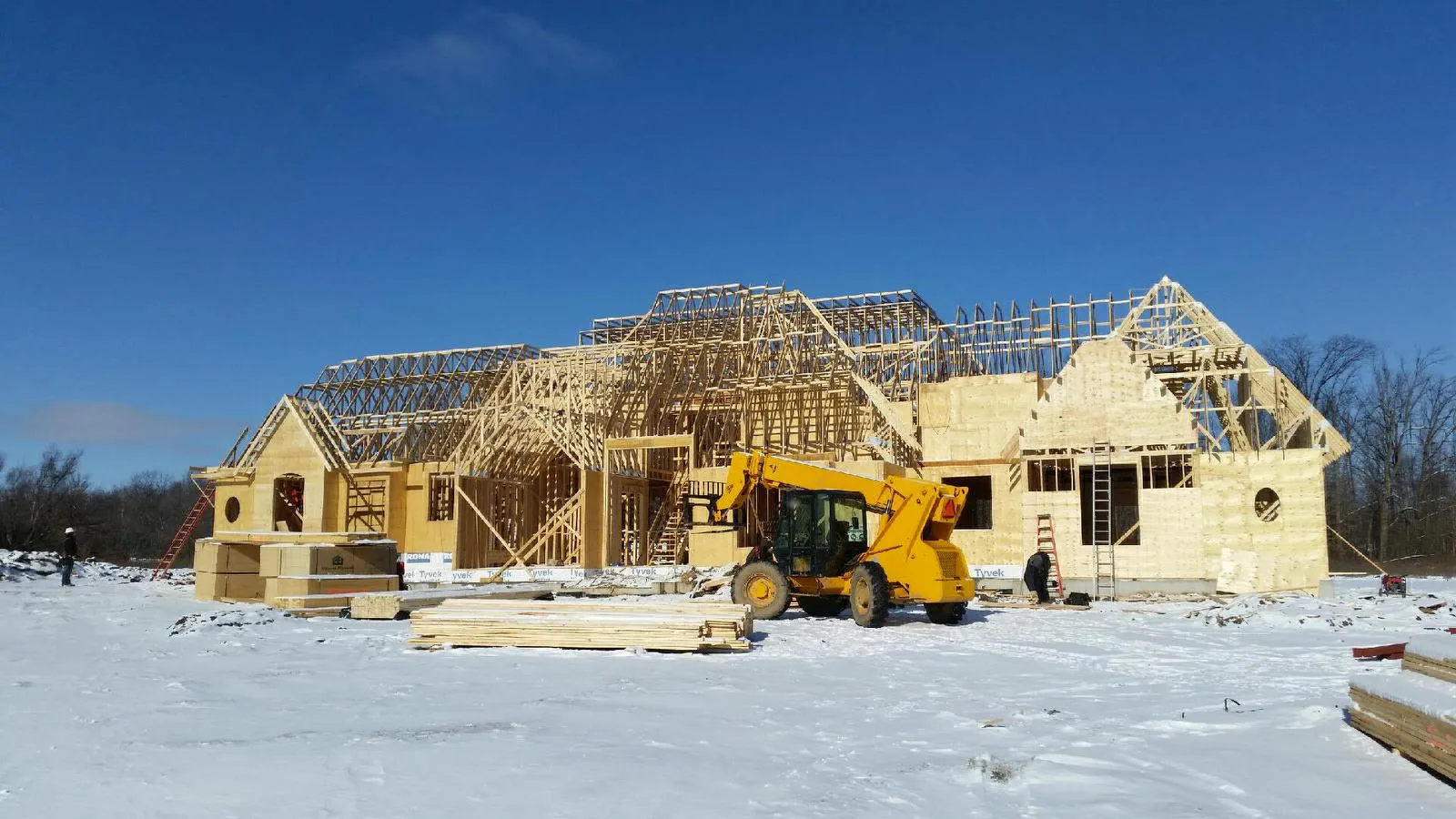 Custom wood framing